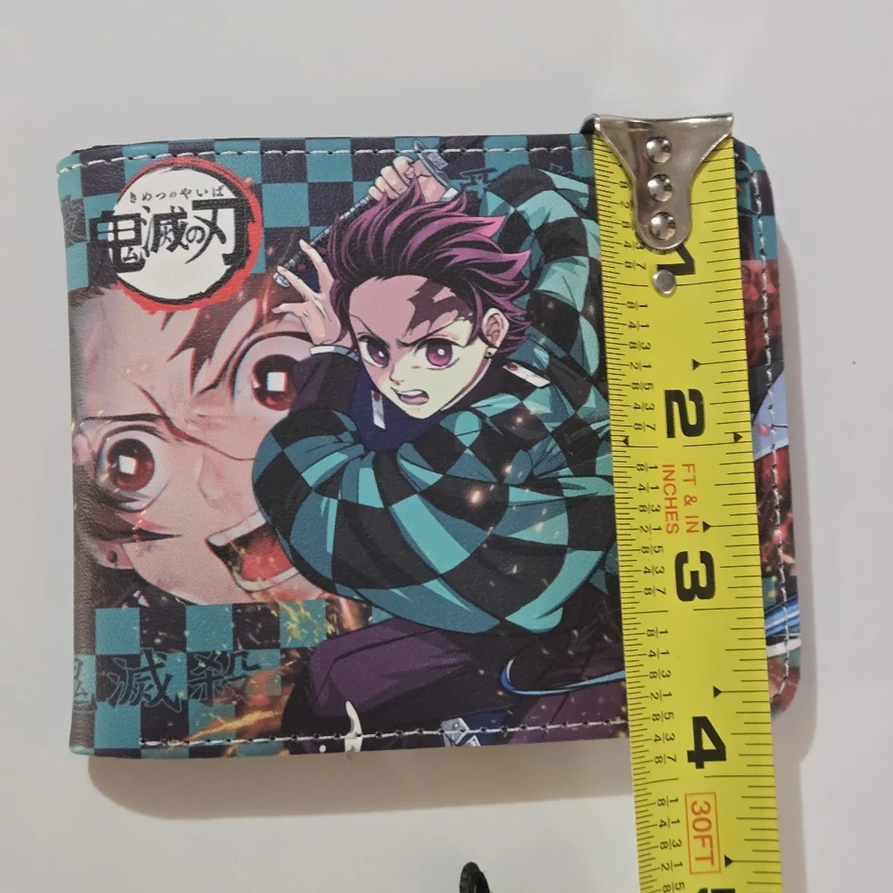 Anime Demon Slayer: Tanjiro Wallet with Green and Black Design